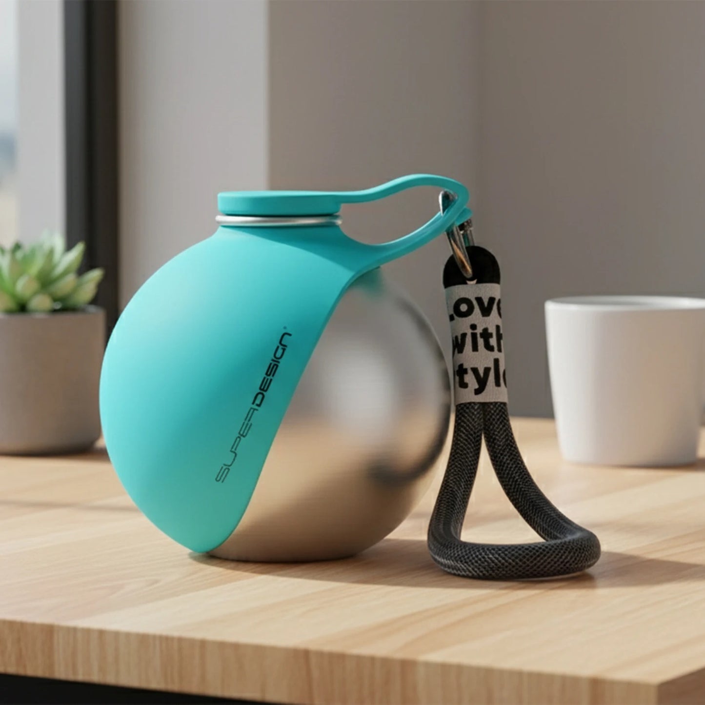 Bouteille d'Eau Portable 2-en-1 pour Chien - Anti-Fuite