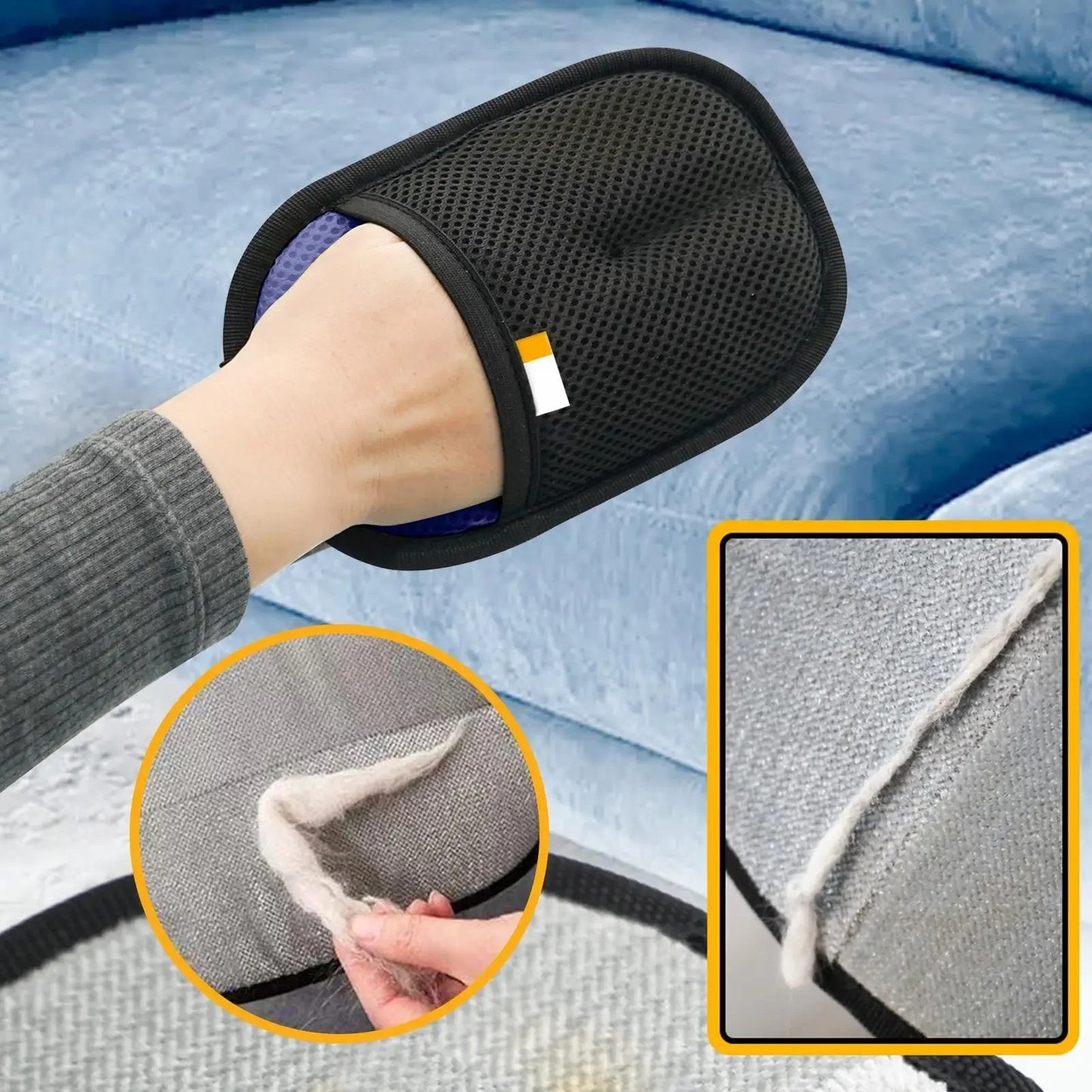 Gants Anti-Poils Électrostatiques 2-en-1 – Chats & Chiens