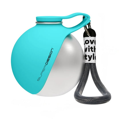Bouteille d'Eau Portable 2-en-1 pour Chien - Anti-Fuite